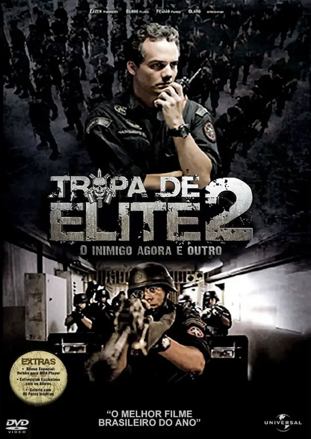 Capa Filme Tropa de Elite 2